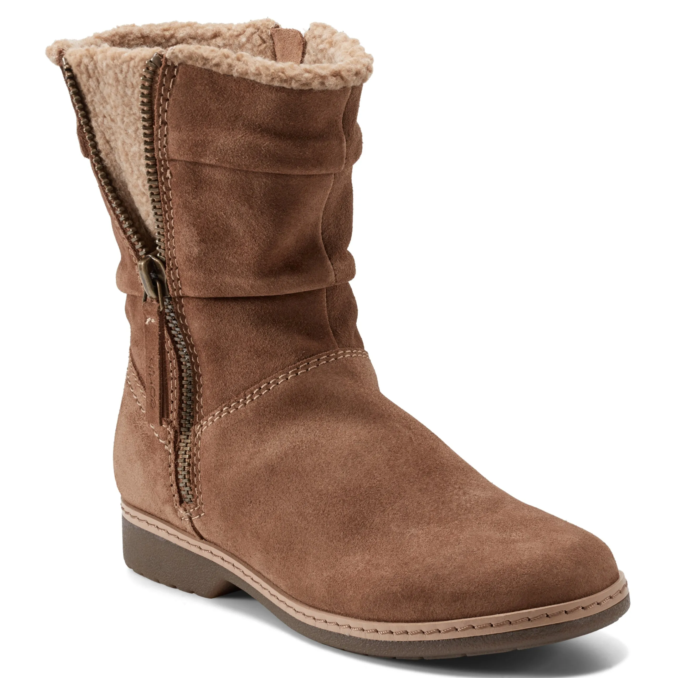 Hyland Water Repellent Round Toe Flat Casual Booties