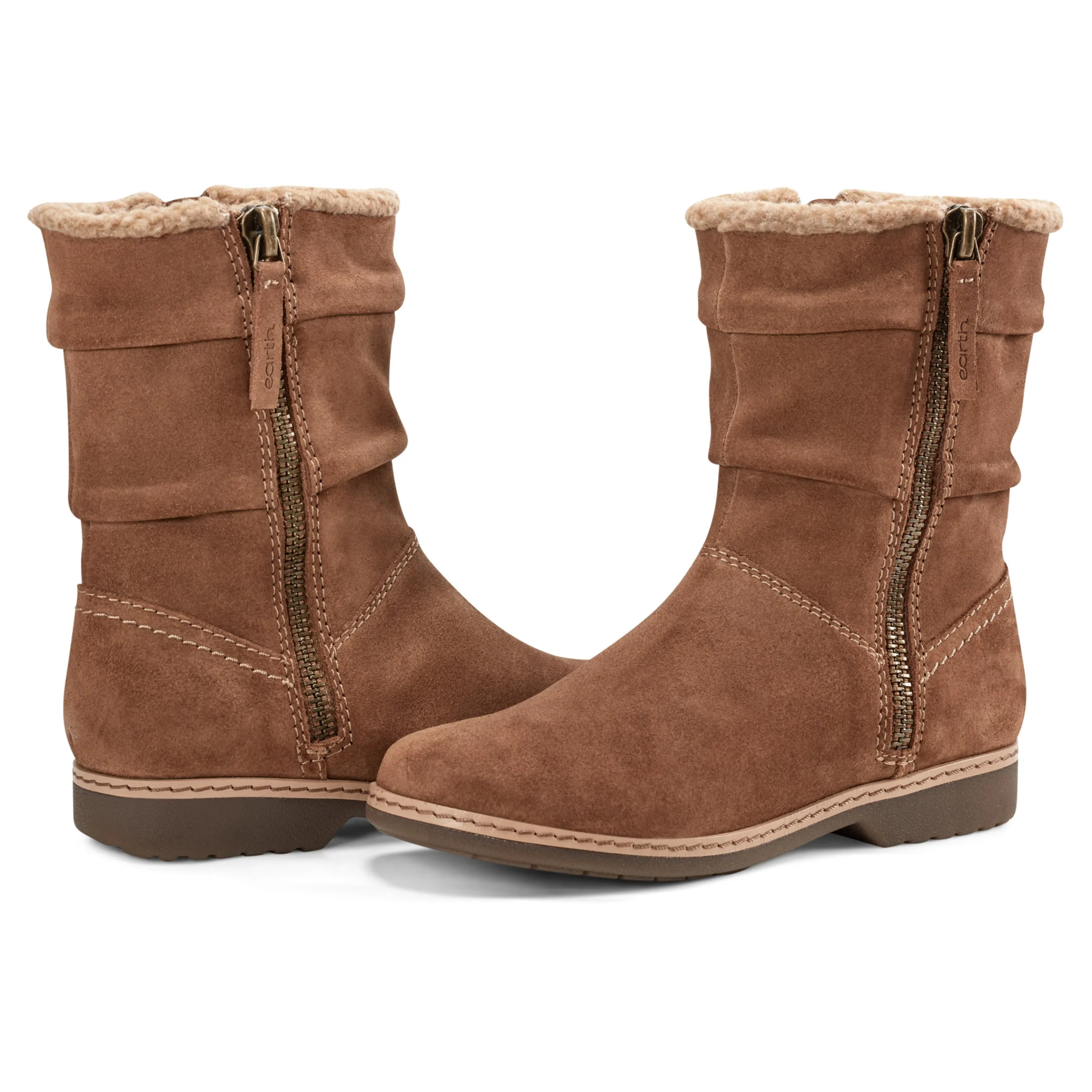 Hyland Water Repellent Round Toe Flat Casual Booties