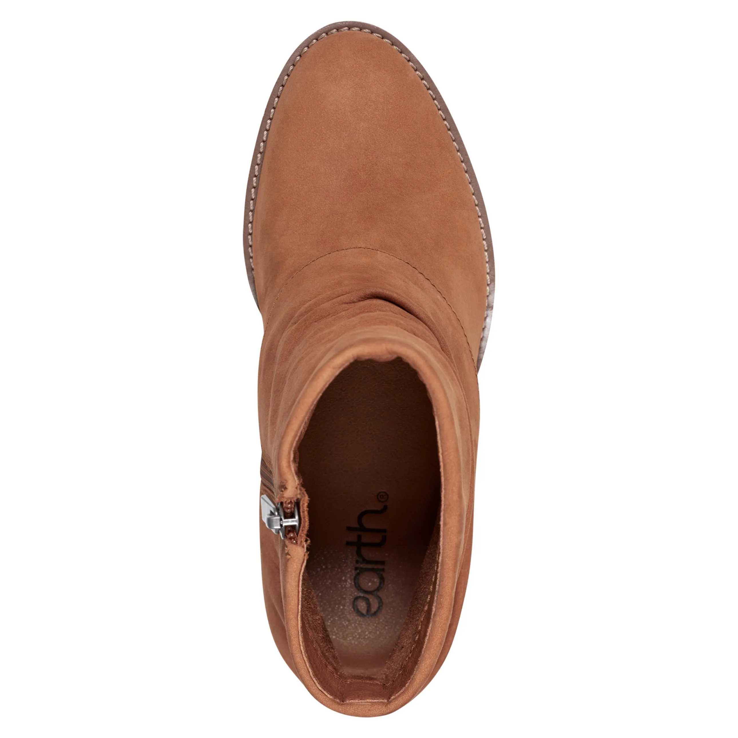 Savvy Block Heel Ruched Casual Booties