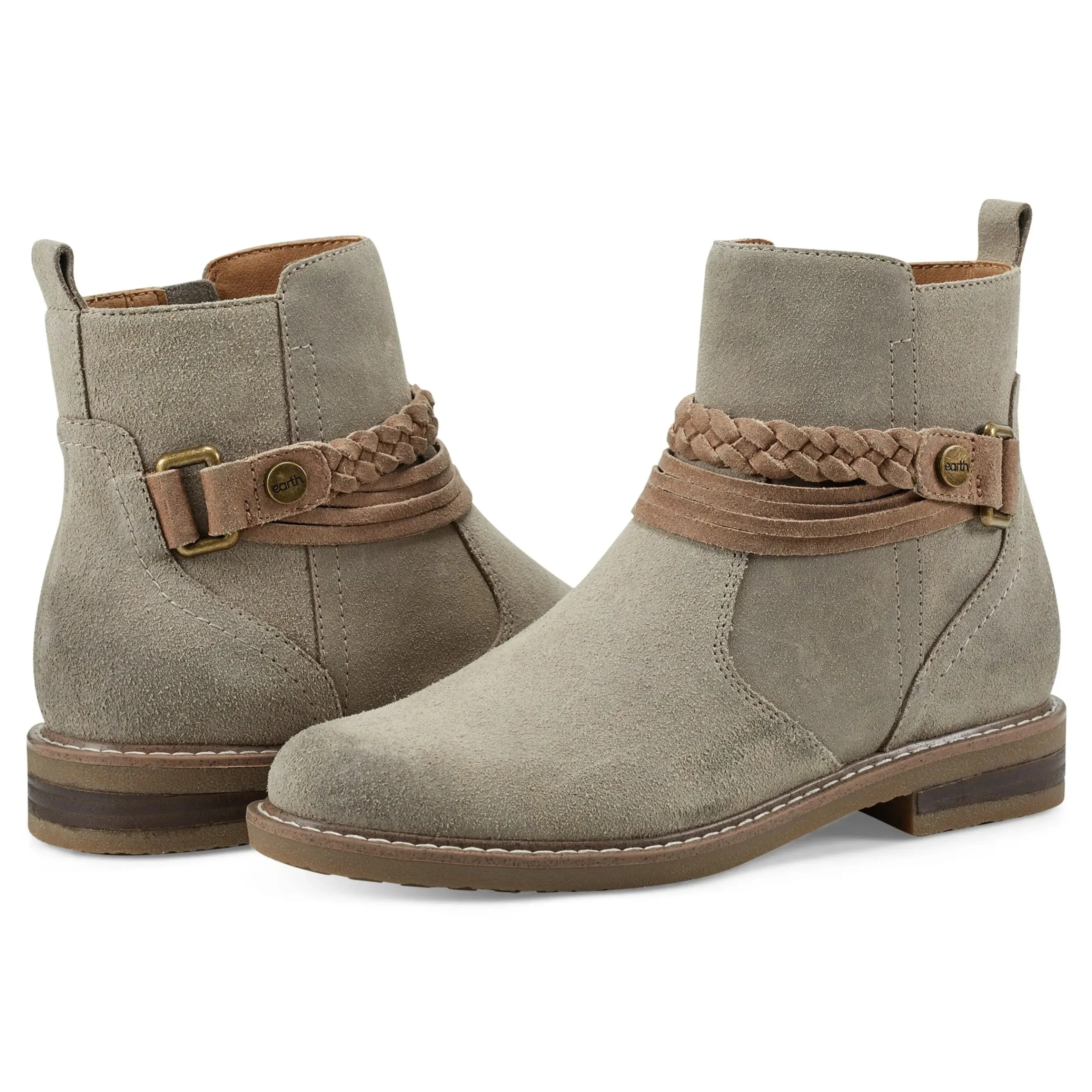 Jeno Round Toe Casual Booties