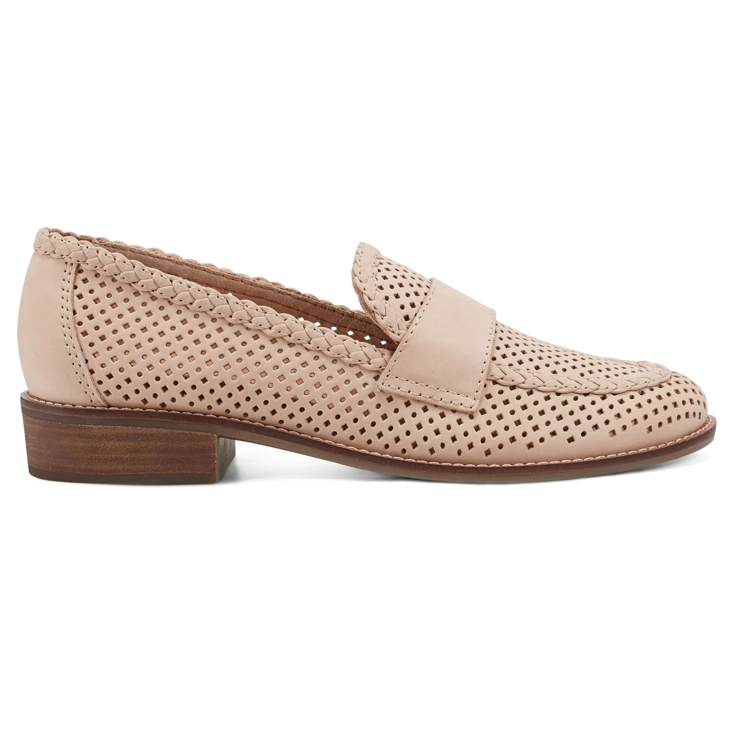 Evvie Casual Slip-On Perforated Loafers