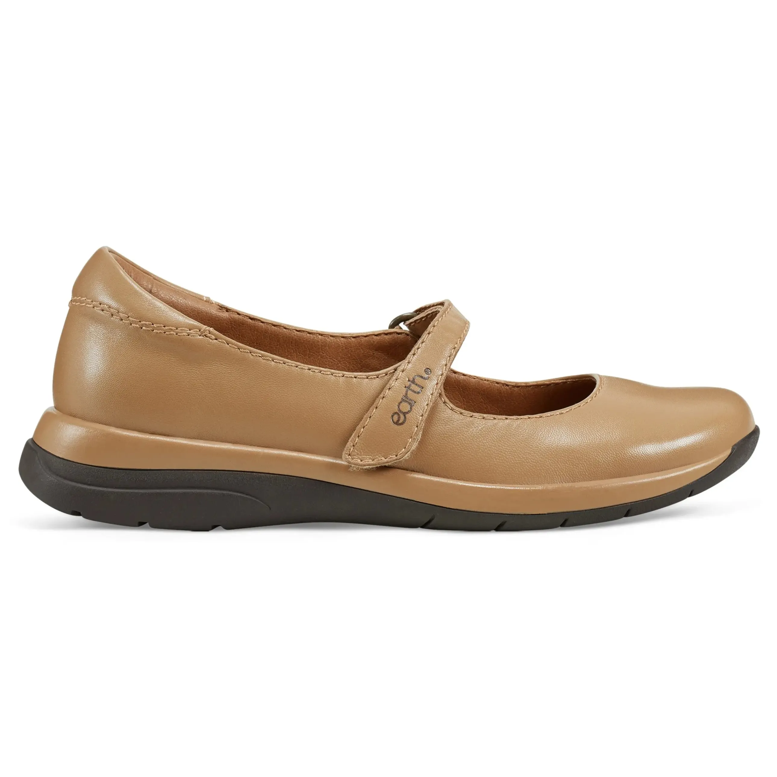 Tose Lug Sole Square Toe Casual Ballet Flats