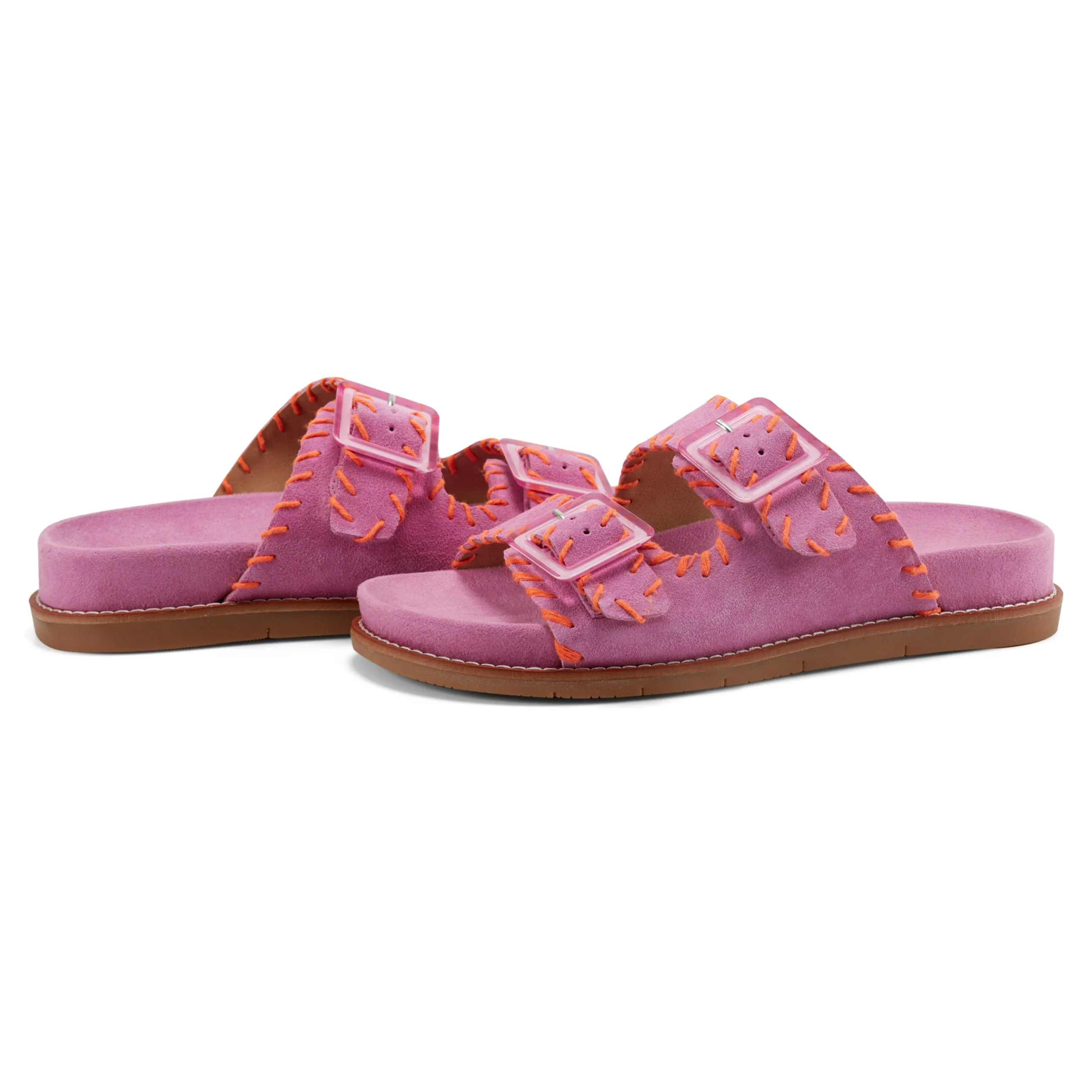 Fausto Round Toe Casual Flat Strappy Sandals