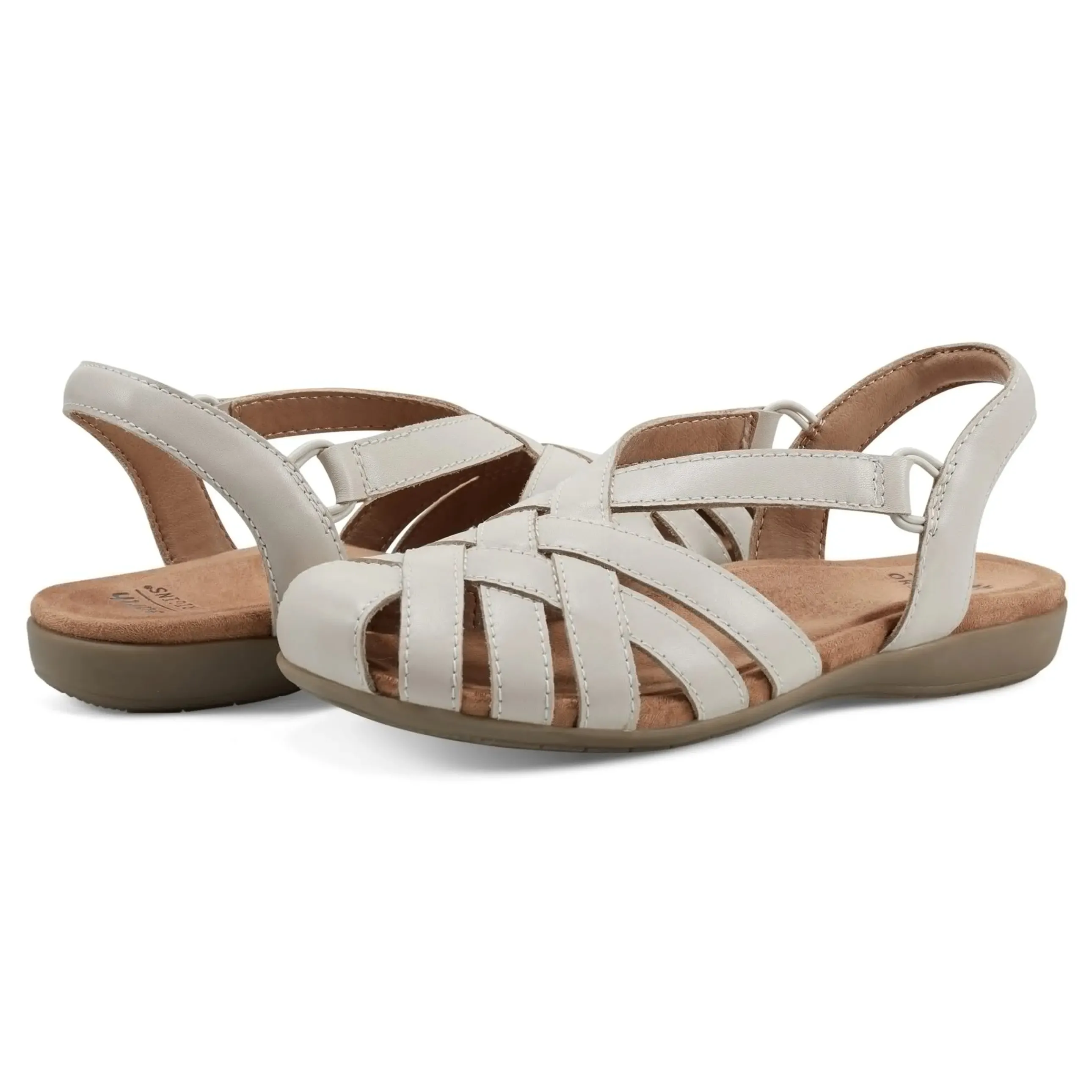 Berri Woven Casual Round Toe Slip-on Sandals