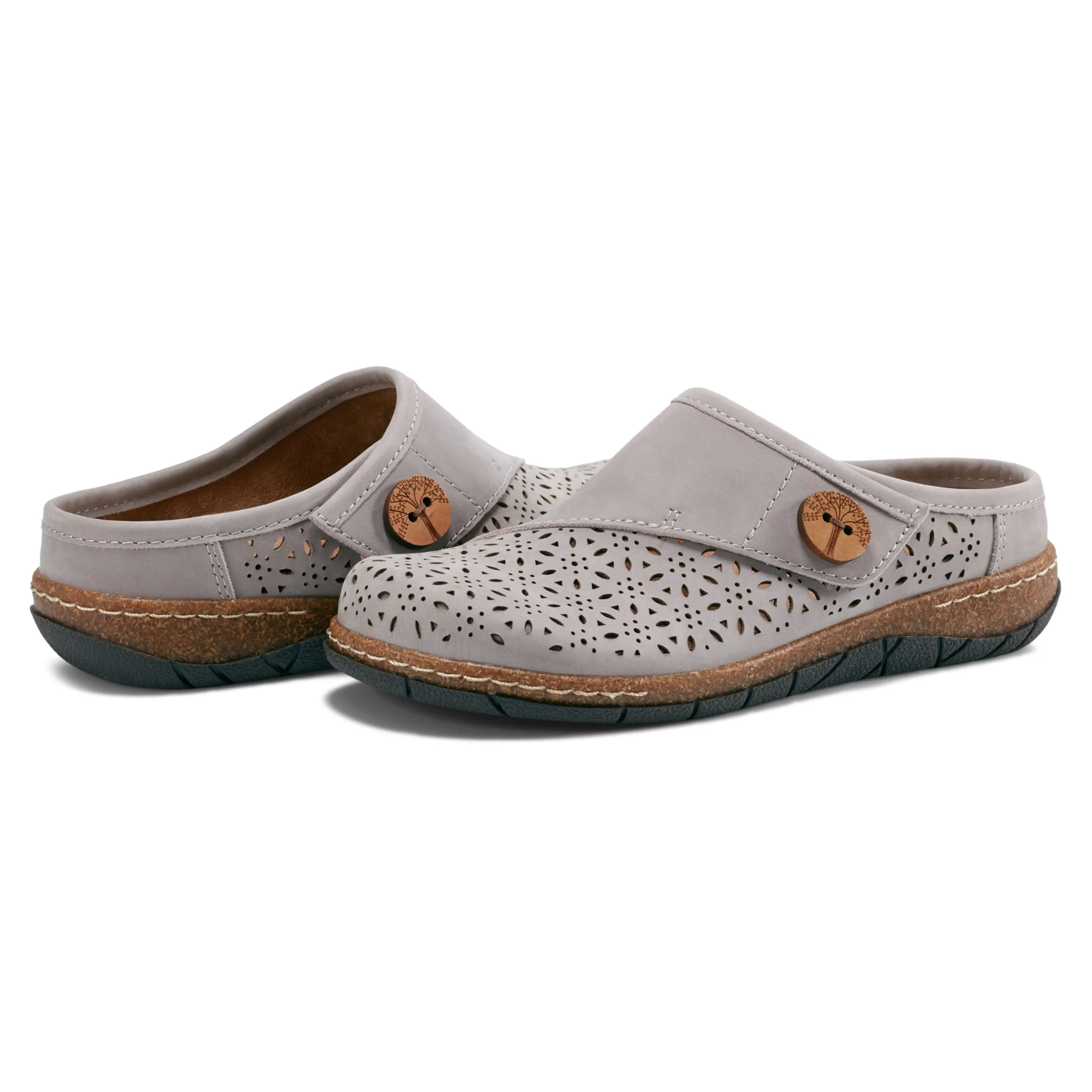 Erinn Round Toe Casual Slip-on Flat Clogs