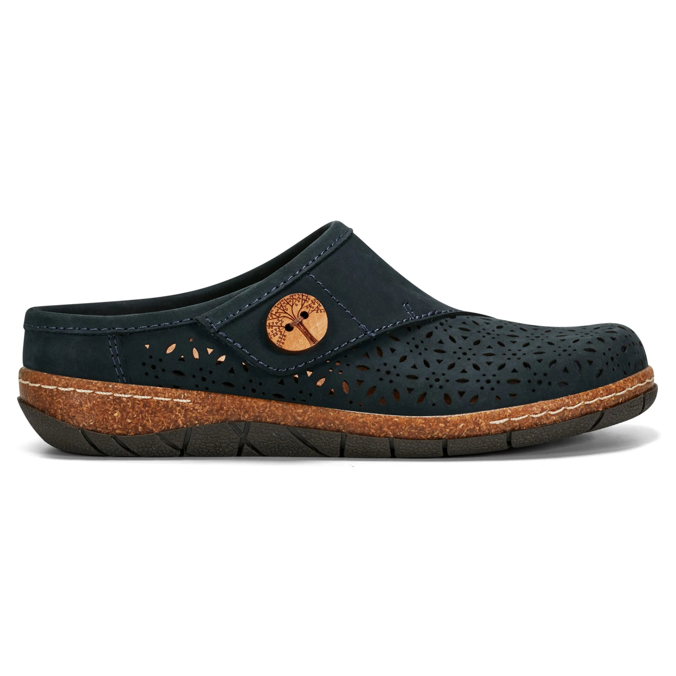 Erinn Round Toe Casual Slip-on Flat Clogs