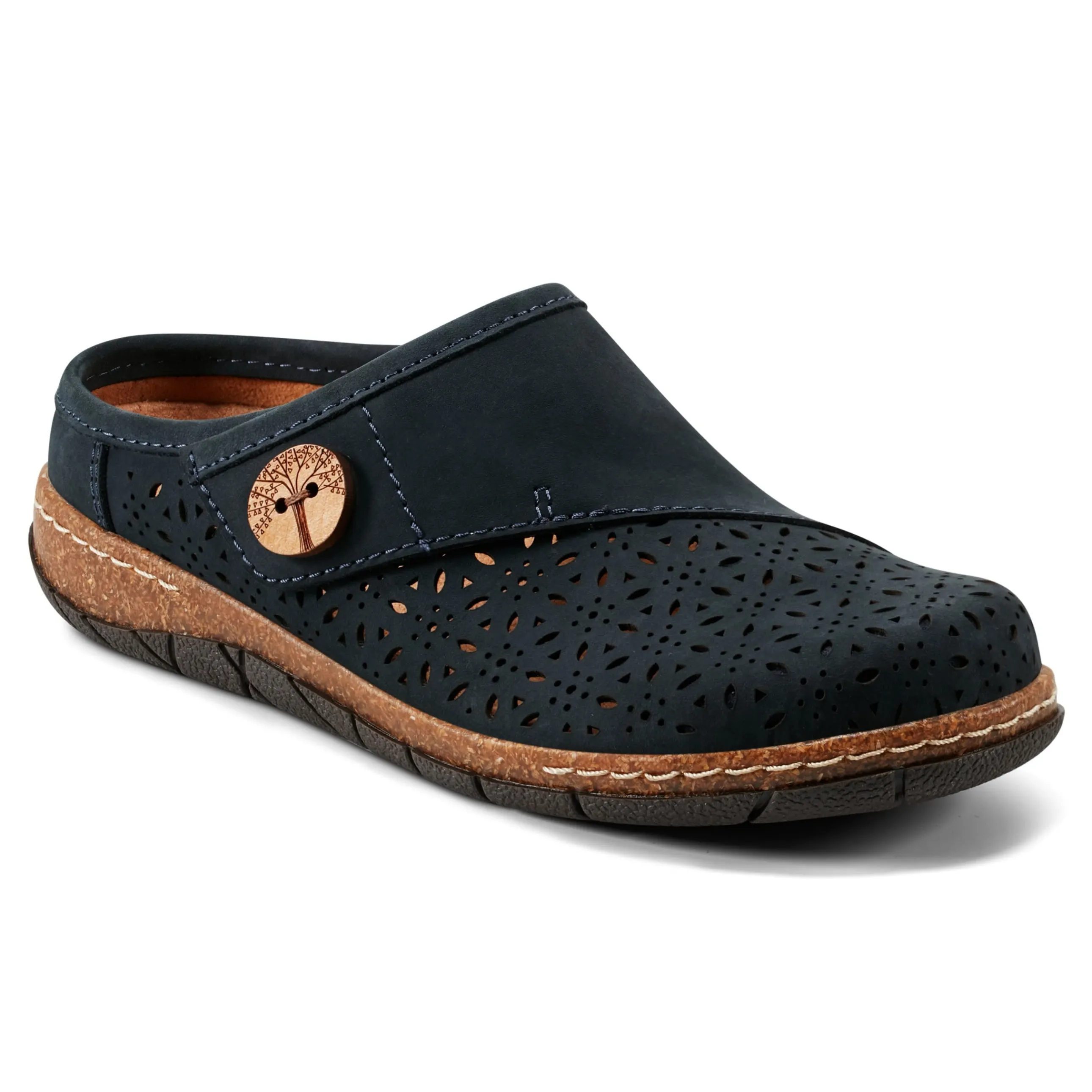 Erinn Round Toe Casual Slip-on Flat Clogs