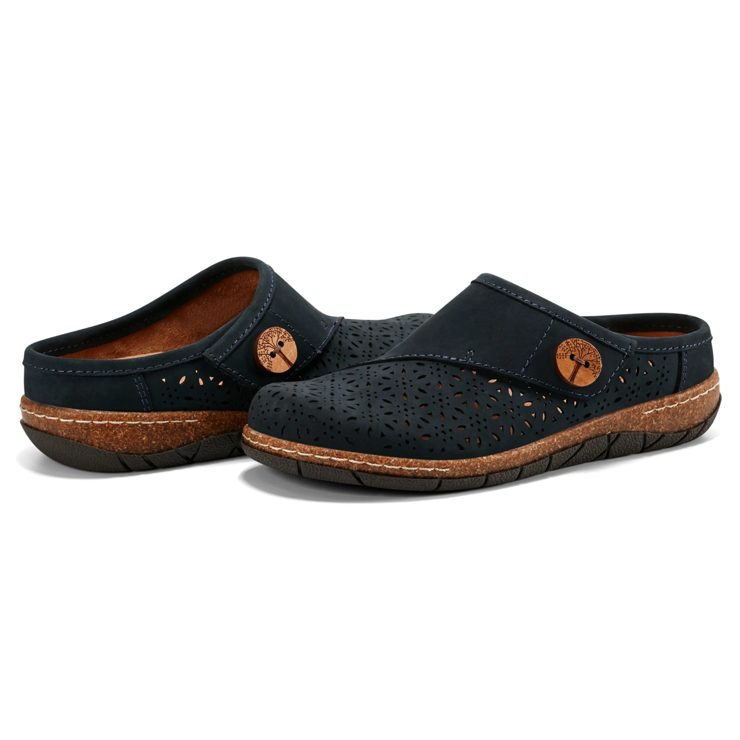 Erinn Round Toe Casual Slip-on Flat Clogs