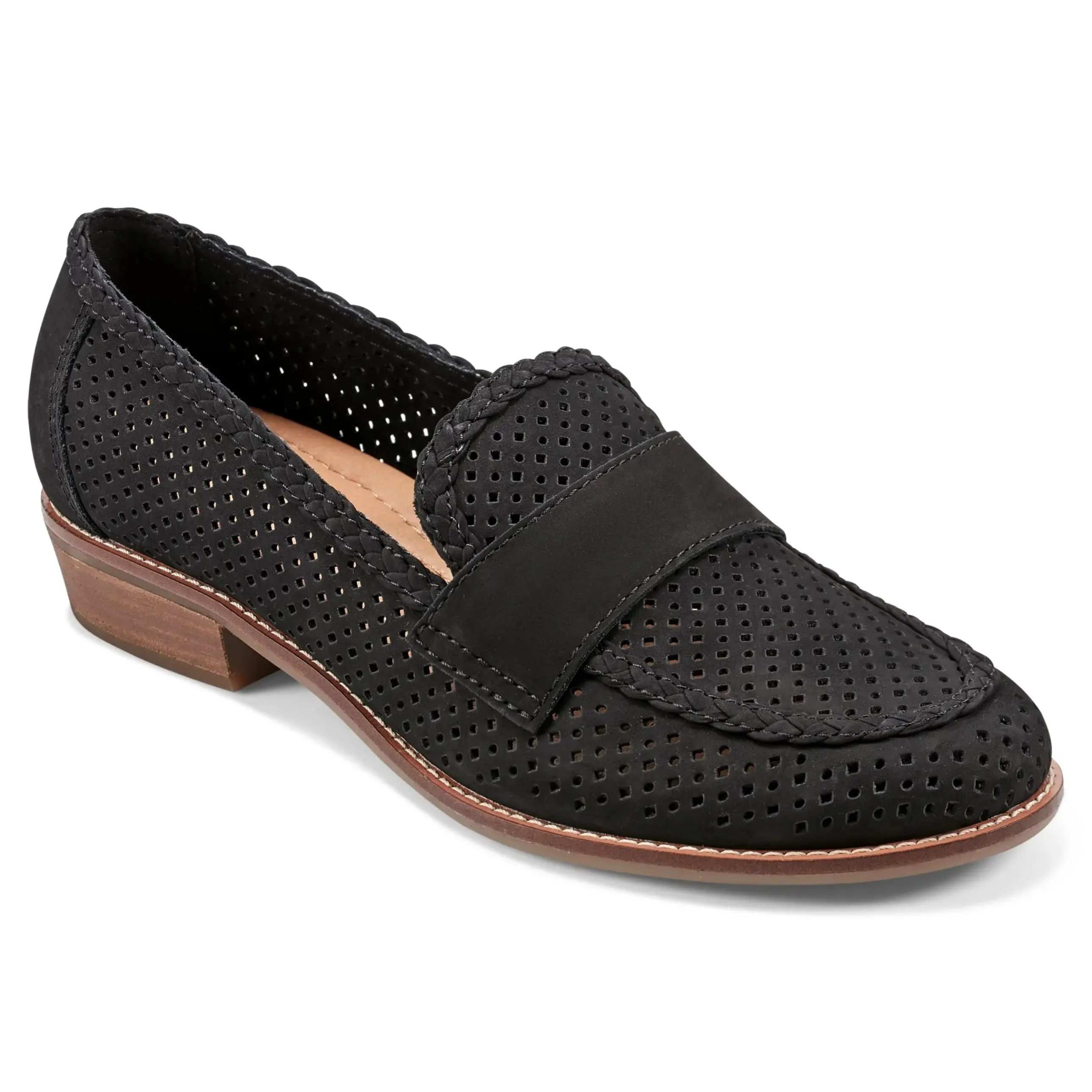 Evvie Casual Slip-On Perforated Loafers