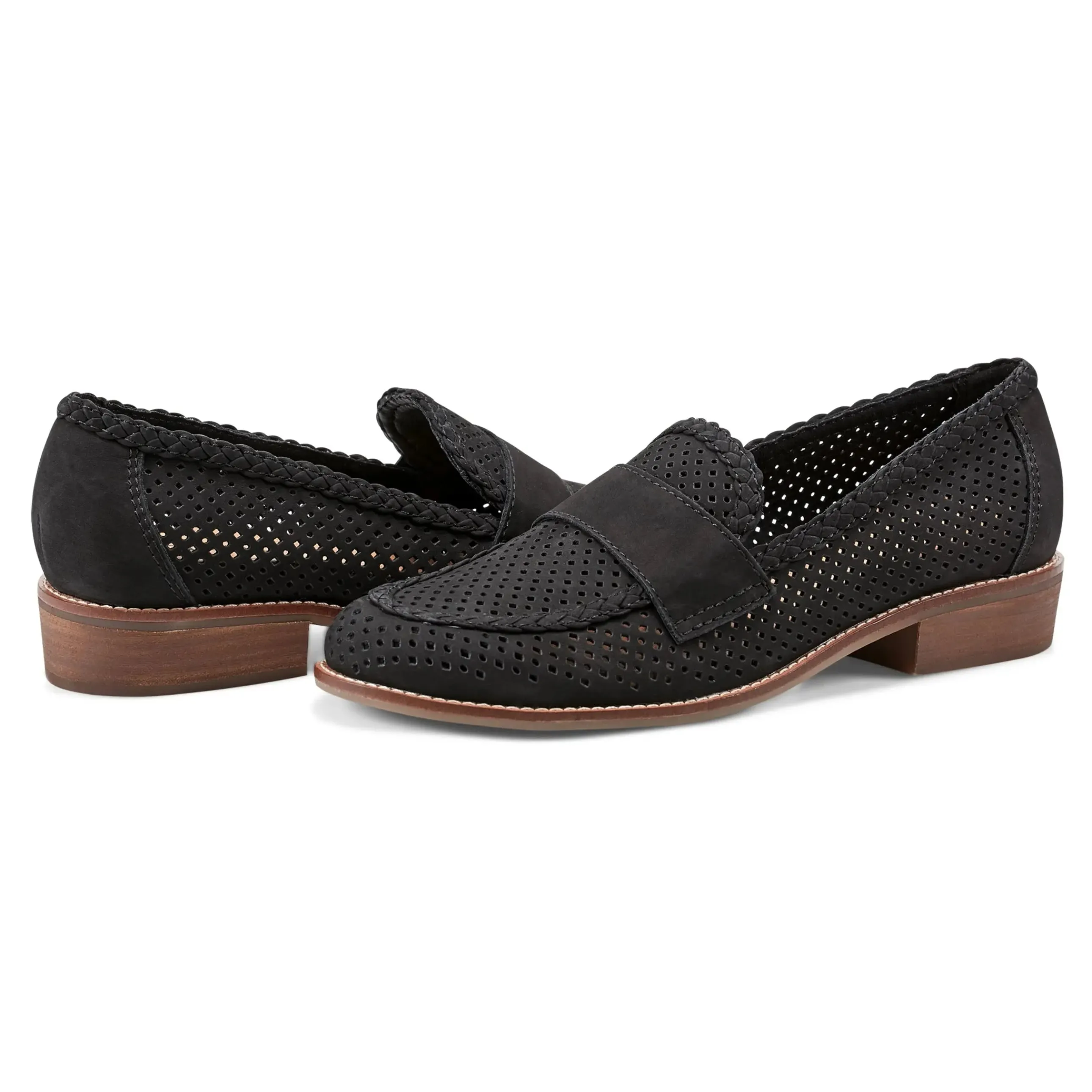 Evvie Casual Slip-On Perforated Loafers