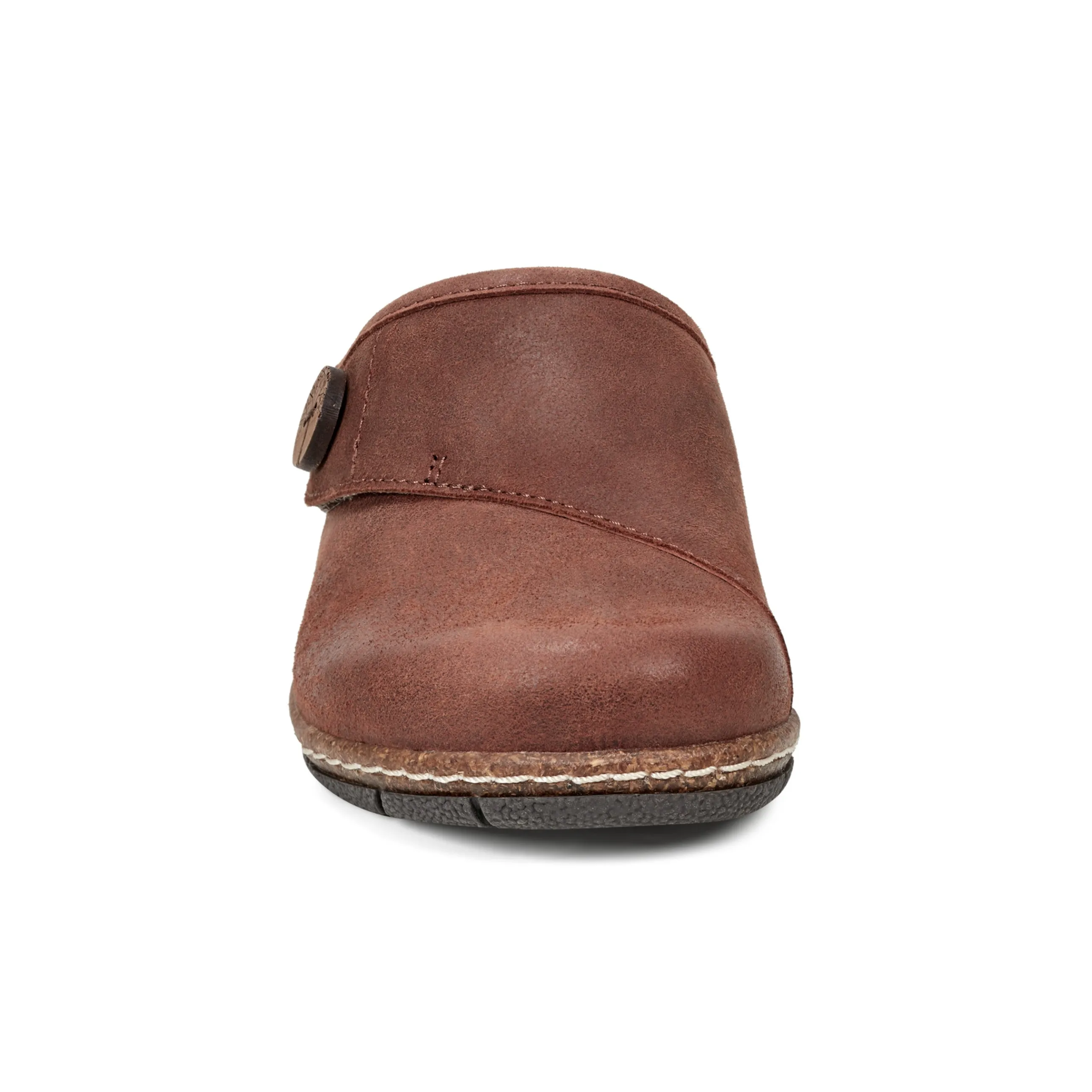 Ezra Round Toe Casual Slip-on Flat Clogs