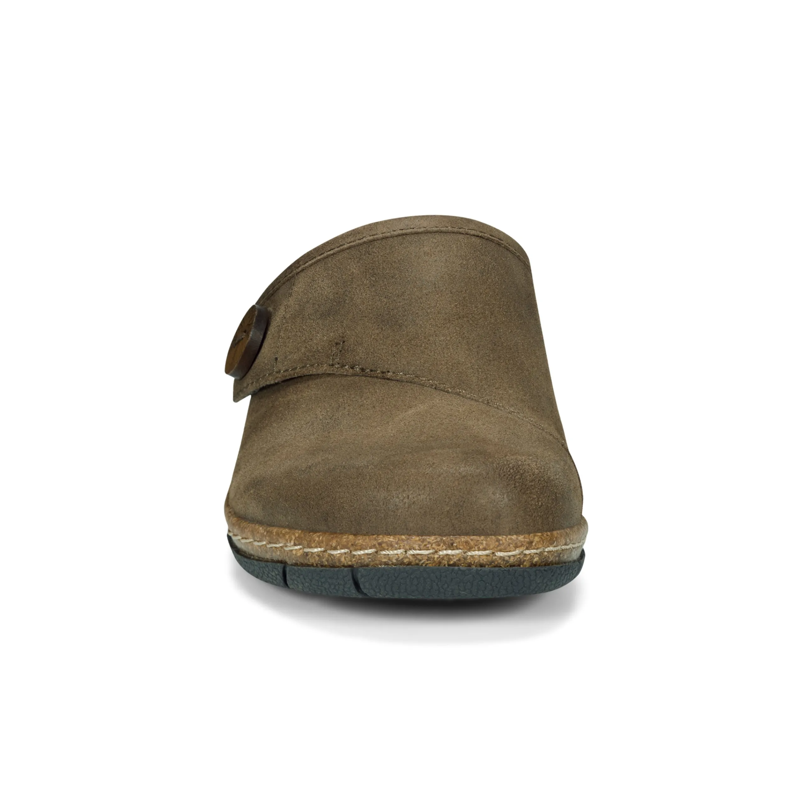 Ezra Round Toe Casual Slip-on Flat Clogs