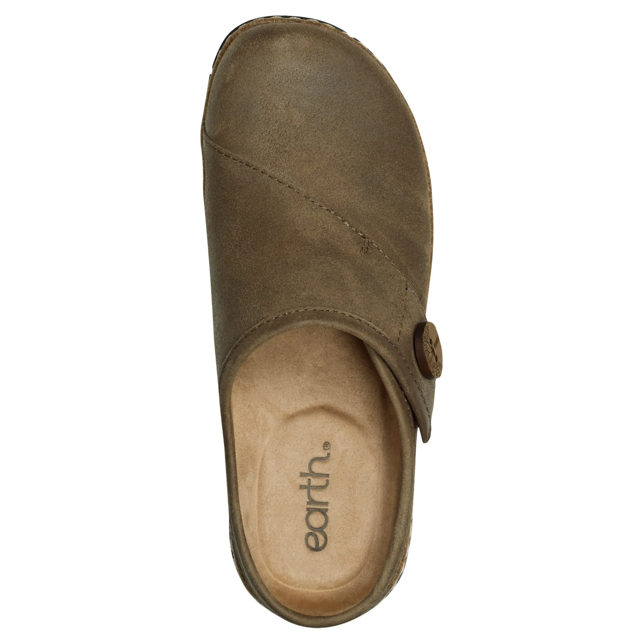 Ezra Round Toe Casual Slip-on Flat Clogs