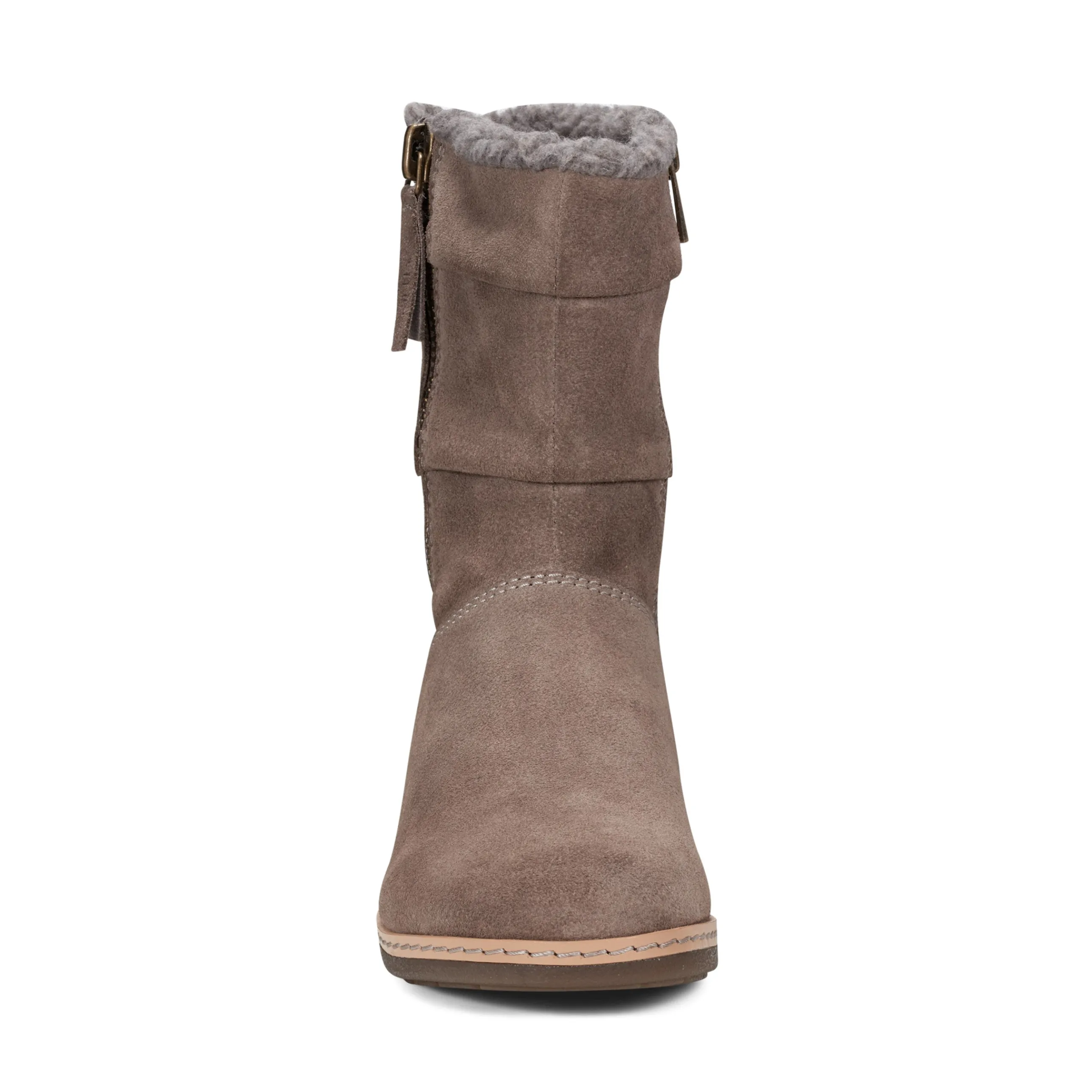 Hyland Water Repellent Round Toe Flat Casual Booties