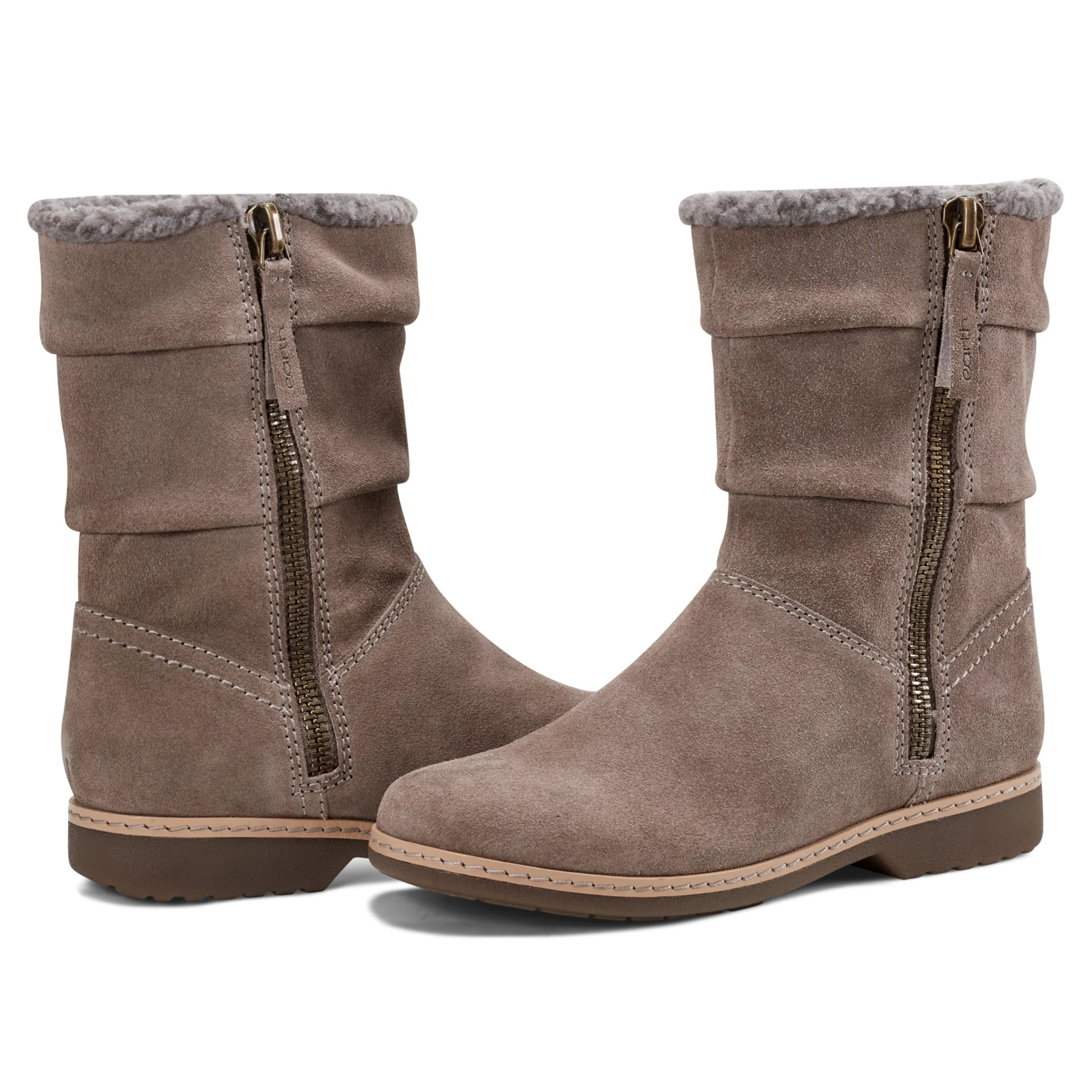 Hyland Water Repellent Round Toe Flat Casual Booties