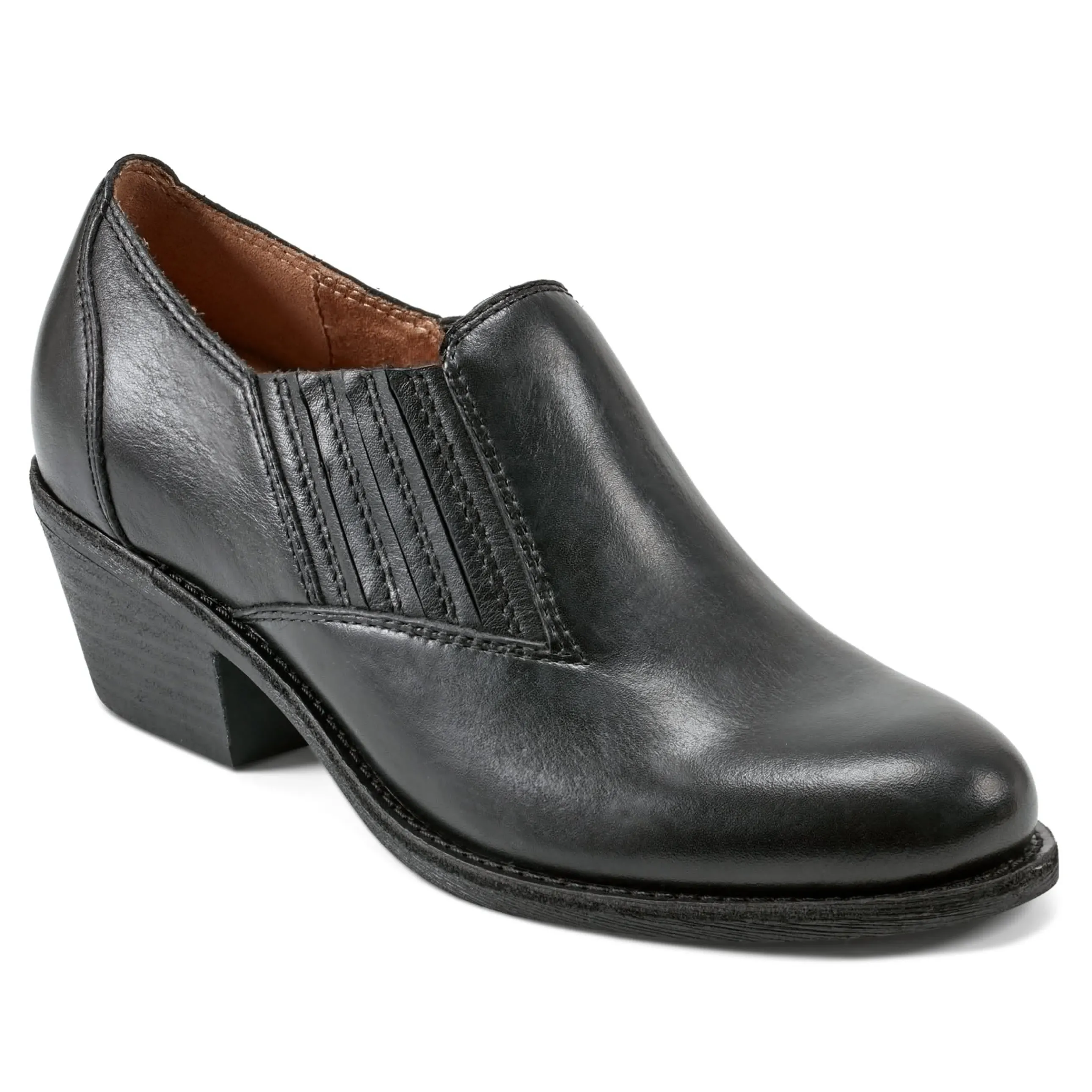 Jalin Block Heel Slip-on Casual Booties