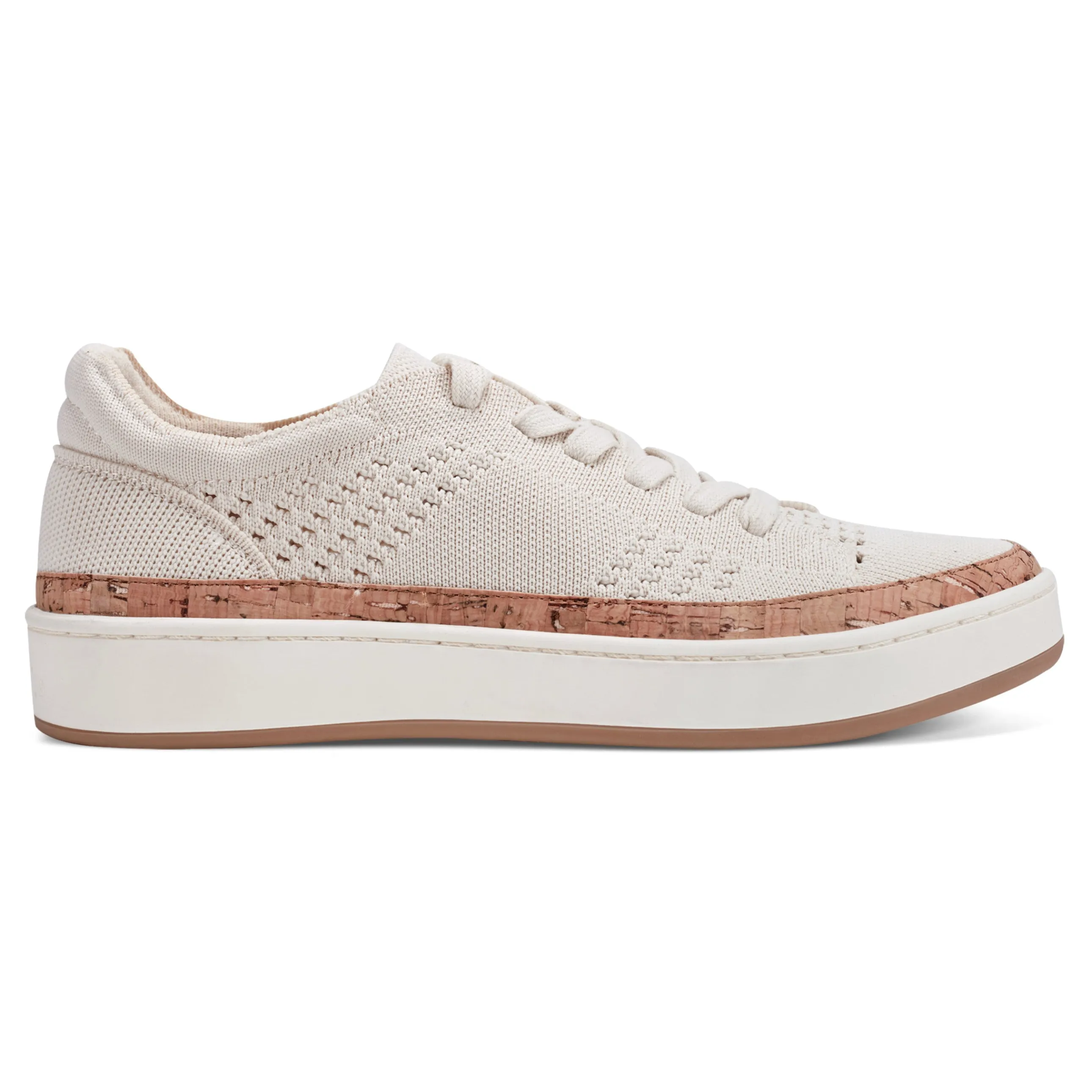 Knight Round Toe Lace-up Casual Sneakers