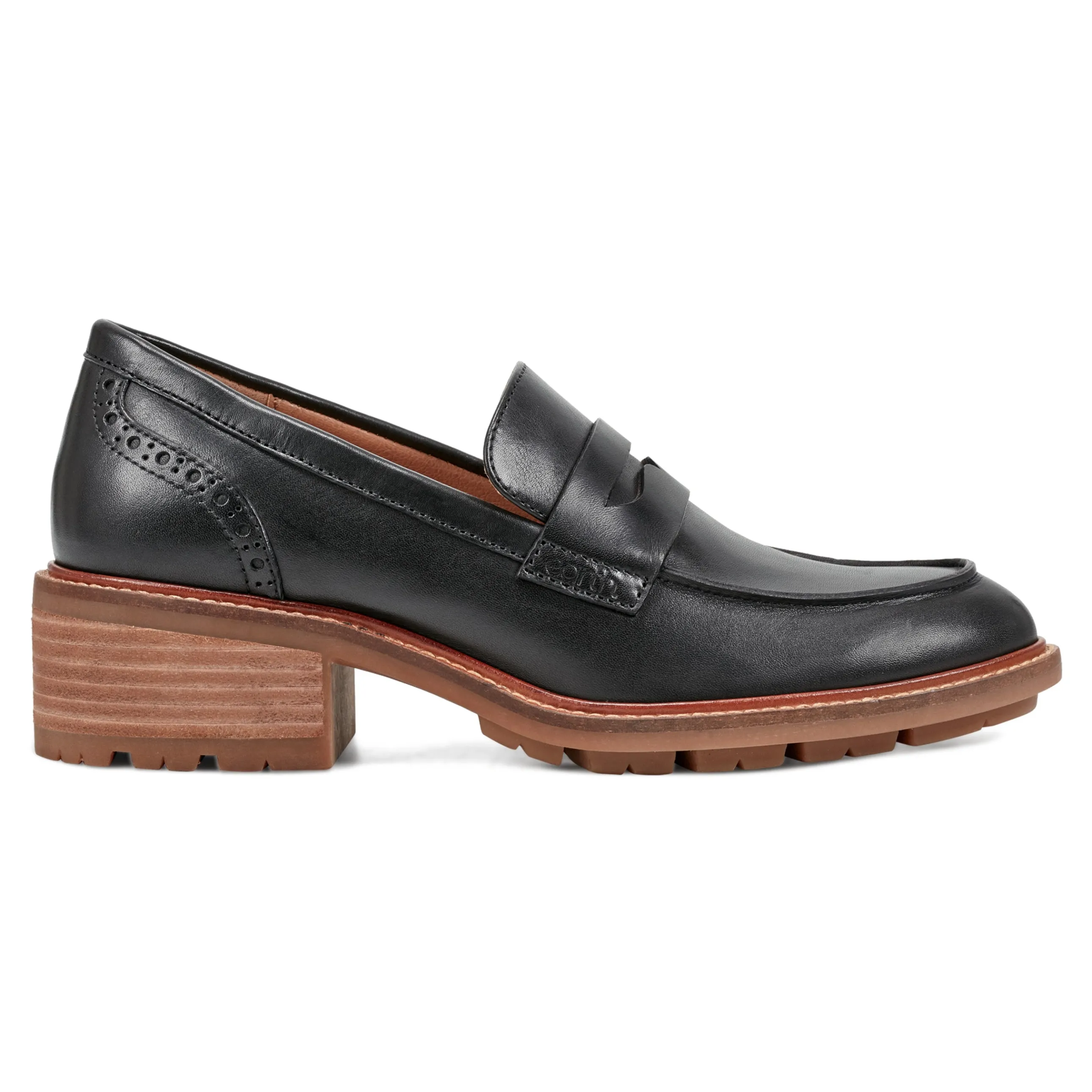 Lindy Almond Toe Casual Slip-on Penny Loafers