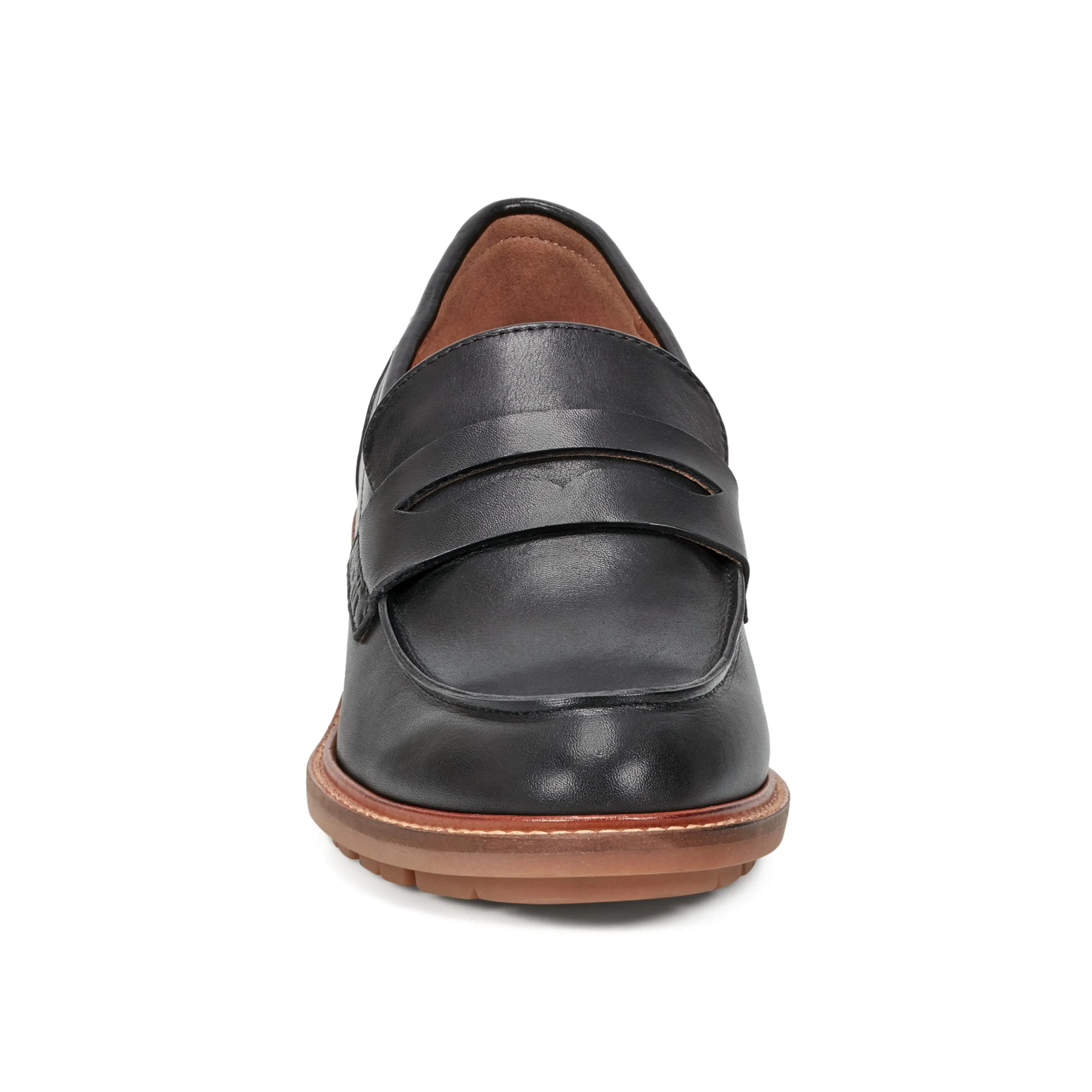 Lindy Almond Toe Casual Slip-on Penny Loafers