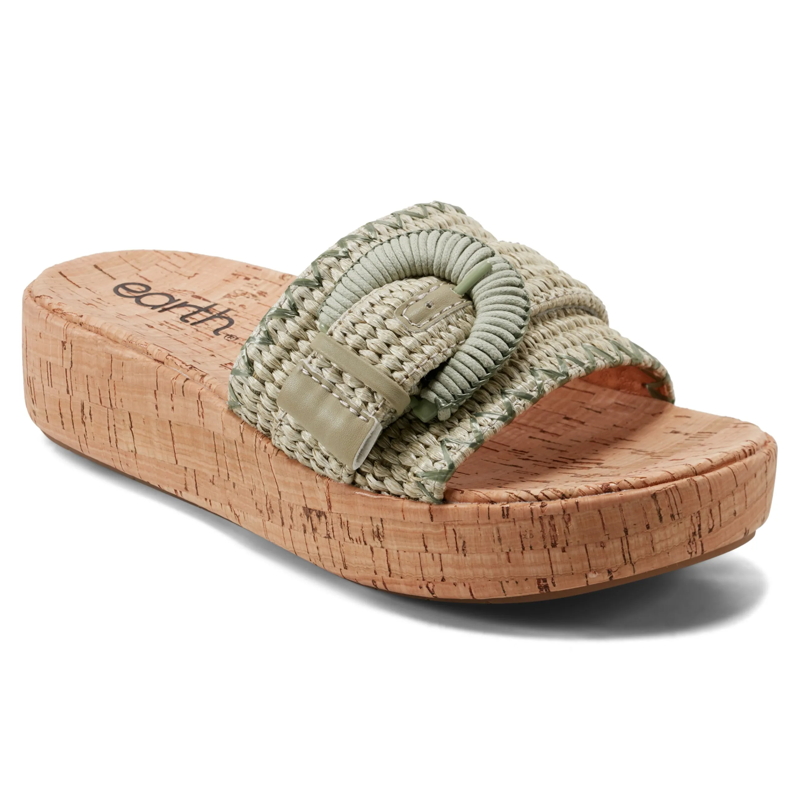 Samsy Casual Slip-on Wedge Platform Sandals