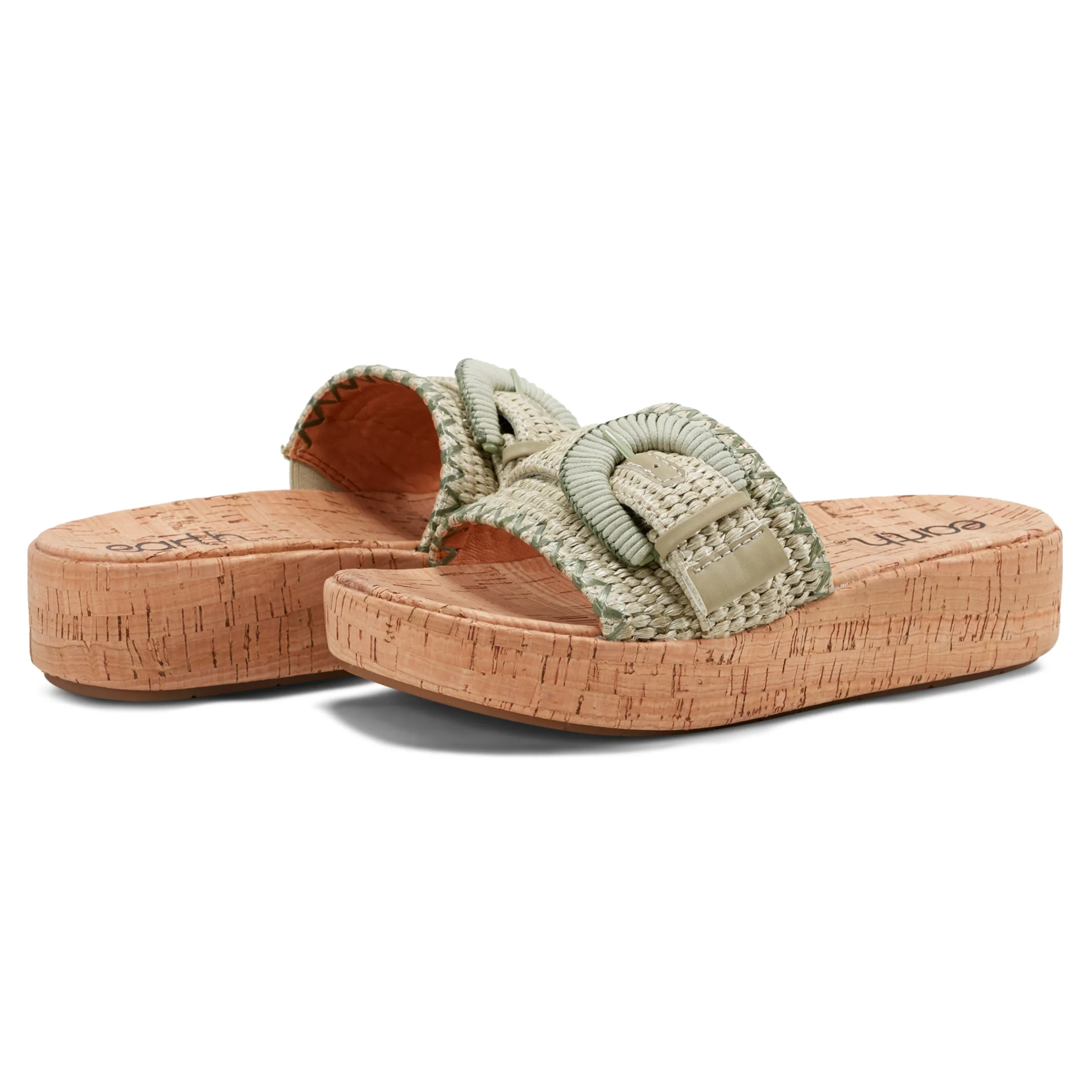 Samsy Casual Slip-on Wedge Platform Sandals
