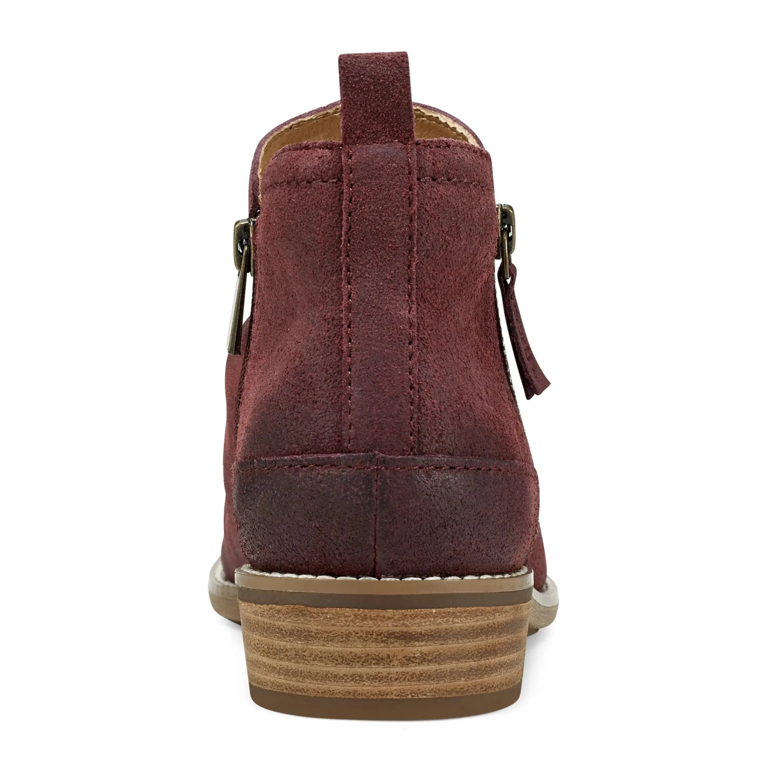 Nadya Round Toe Ruched Casual Booties