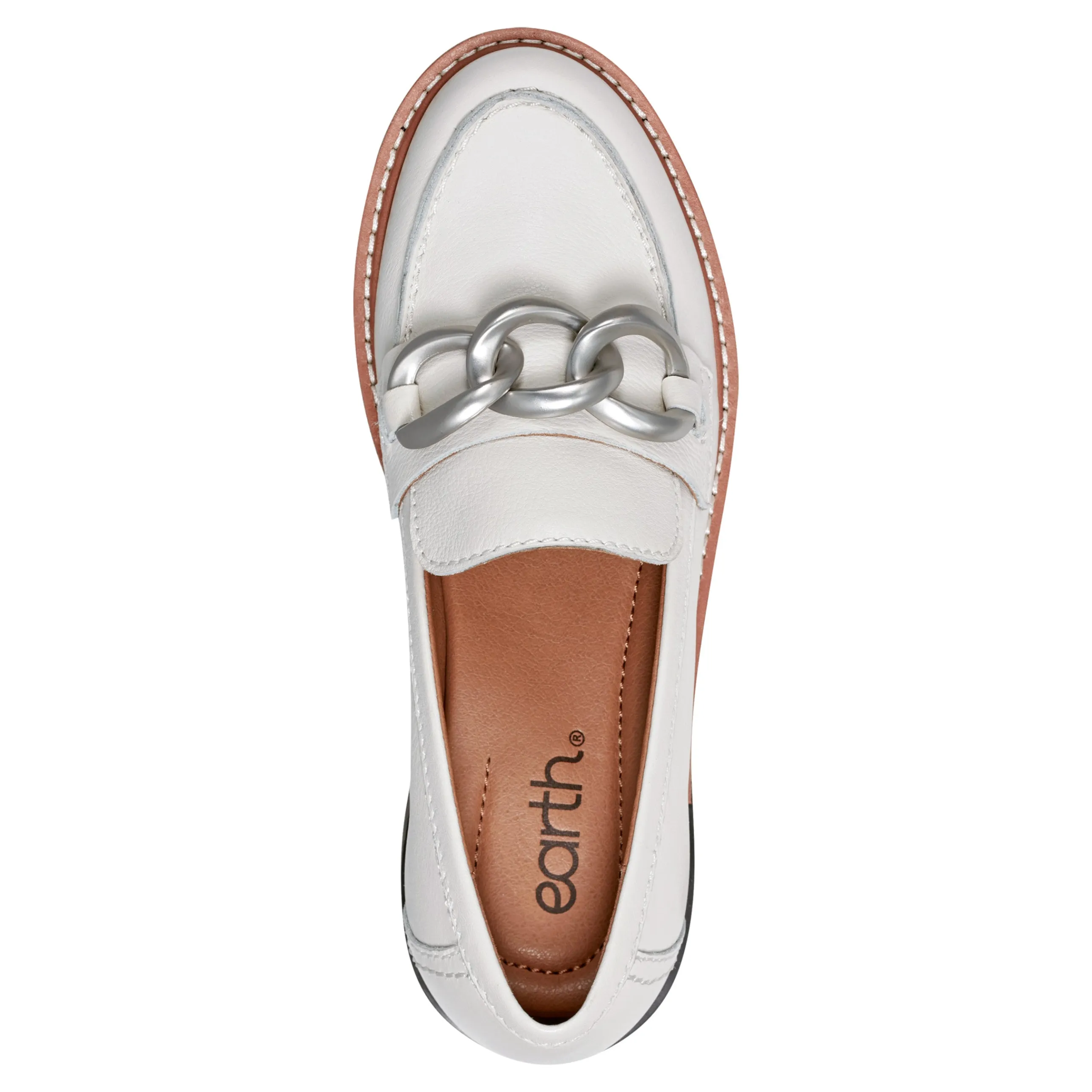 Zalor Round Toe Lug Sole Casual Slip-on Loafers